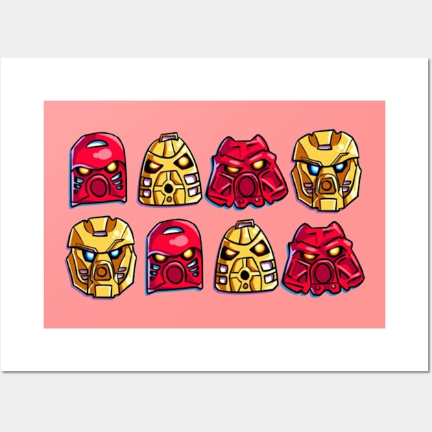 Bonkle Hero Robot Wall Art by sonara